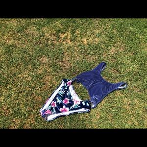 Pink Victoria’s Secret One Piece Velvet Suit